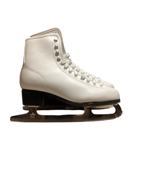 Vist Large View of Product Image Which is Used GOLD MEDAL WomensFigure Skate White Senior 9