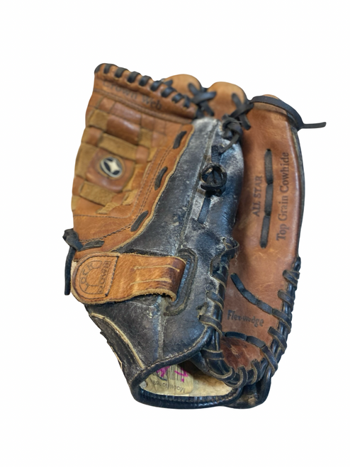 Vist Large View of Product Image Which is Used Spalding 18910 BB/SB Glove RH Throw Brown 12"