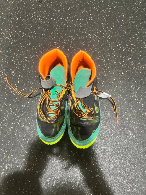 Vist Large View of Product Image Which is Used Rudis Wrestling Shoes Green Senior 12