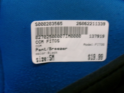 Vist Large View of Product Image Which is Used CCM FITOS Junior Pant Black SM