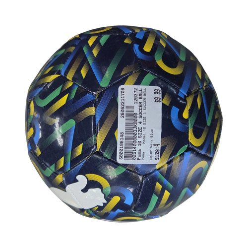 Vist Large View of Product Image Which is Used Puma 10 SIZE 4 SOCCER BALL All Size Soccer Ball Navy Blue 4
