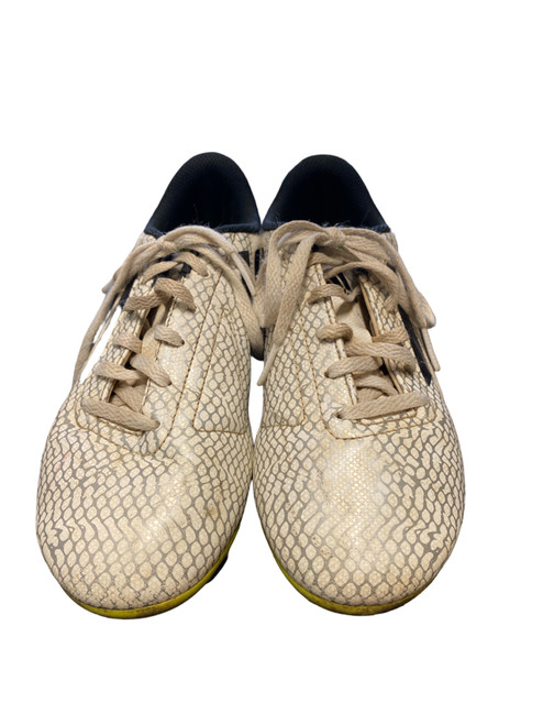 Vist Large View of Product Image Which is Used Adidas Soccer Cleats White Junior 04
