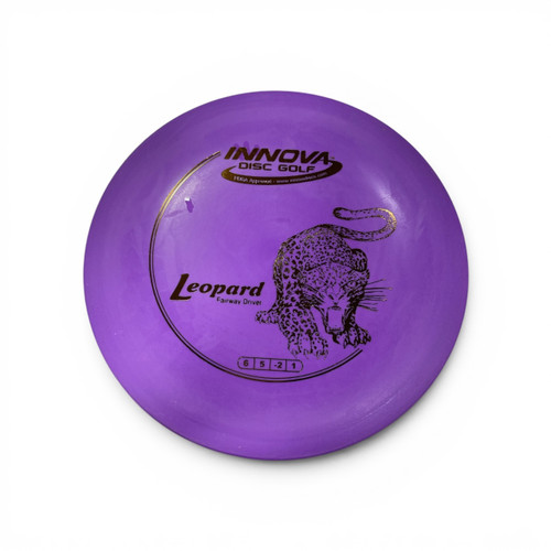 Vist Large View of Product Image Which is Used Innova LEOPARD Disc Golf Driver Purple