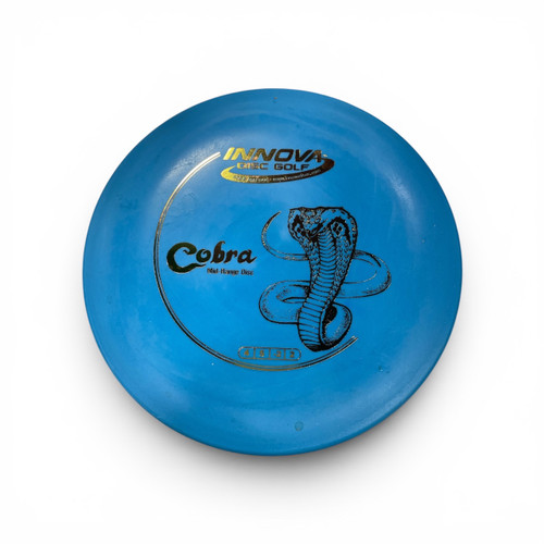 Vist Large View of Product Image Which is Used Innova COBRA Disc Golf Mid Range Royal Blue