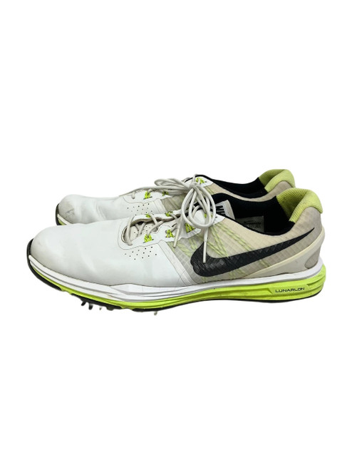 Vist Large View of Product Image Which is Used Nike Lunarlon Mens 10.5 Golf Shoes White 