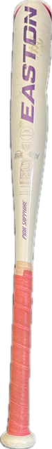 Vist Large View of Product Image Which is Used Easton PINK SAPPHIRE Baseball Fastpitch Bat 24"