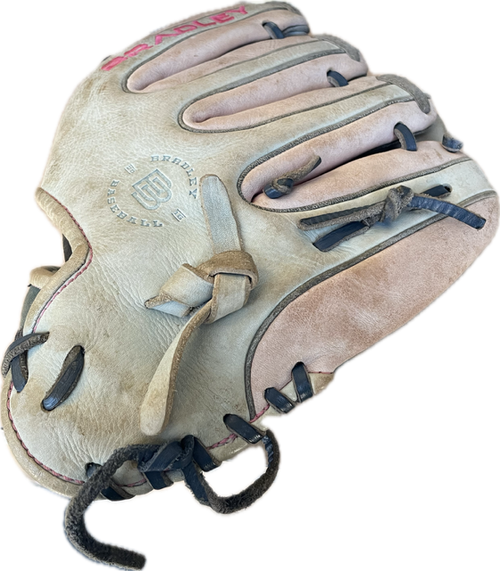Vist Large View of Product Image Which is Used Bradley CUSTOM Baseball Glove LH Throw Green 11 1/4"
