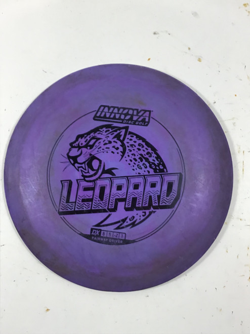 Vist Large View of Product Image Which is Used Innova DX LEOPARD 142 Disc Golf Driver Purple