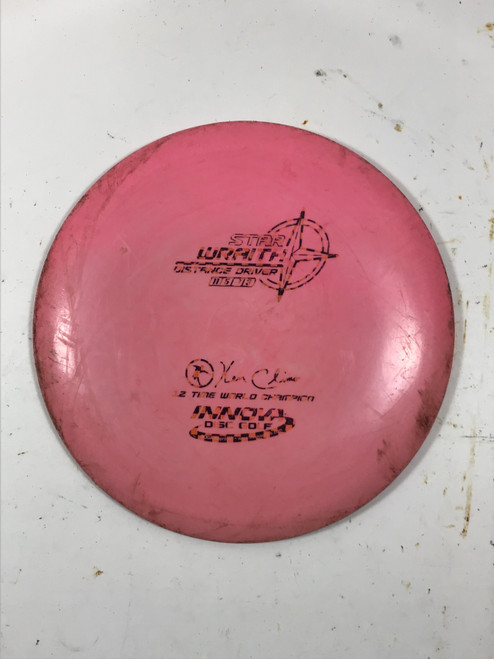 Vist Large View of Product Image Which is Used Innova STAR WRAITH Disc Golf Driver Pink 174g