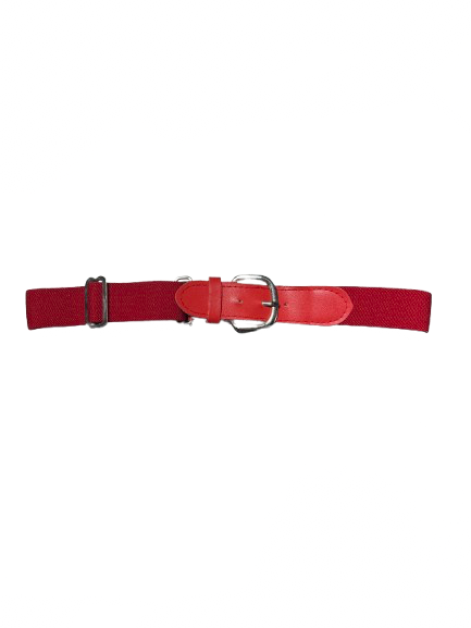 Vist Large View of Product Image Which is Used YOUTH BASEBALL BELT BB/SB Accessory Red