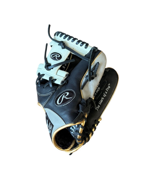 Vist Large View of Product Image Which is Used Rawlings GR2HMN52W BB/SB Glove RH Throw Black 11 1/4"