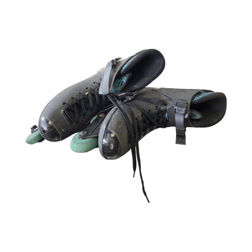 Vist Large View of Product Image Which is Used Rollerblade LIGHTNING TRS MENS SKATES Senior Rec Fitness Skates Black Senior 10