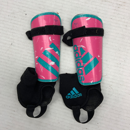 Vist Large View of Product Image Which is Used Adidas Soccer Shin Guards Youth Pink Youth