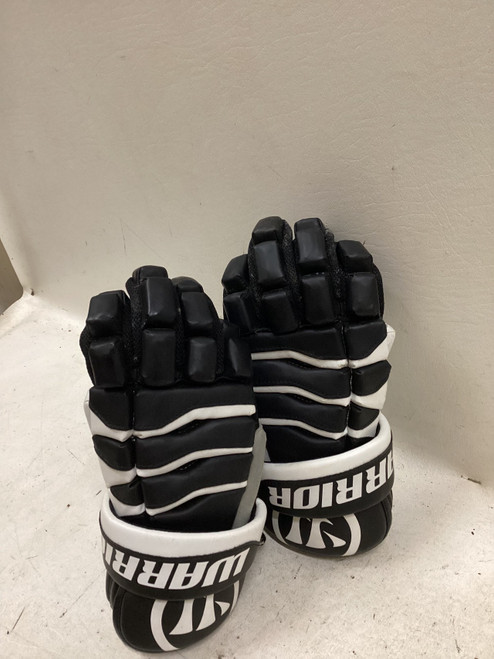 Vist Large View of Product Image Which is Used Warrior HYPNO IV Lacrosse Gloves Mens Black 12"
