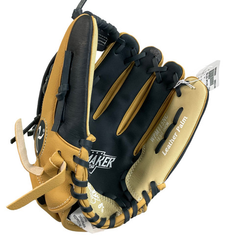 Vist Large View of Product Image Which is Used Rawlings WPM115NC BB/SB Glove RH Throw Brown 11 1/2"