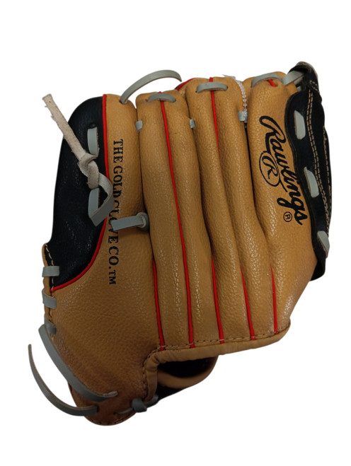 Vist Large View of Product Image Which is Used Rawlings PLAYER SERIES BB/SB Glove T-ball Brown 10"