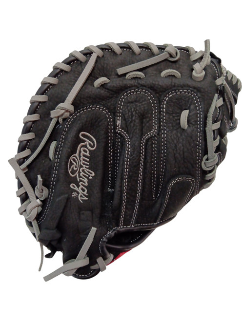 Vist Large View of Product Image Which is Used Rawlings SELECT SERIES BB/SB Catchers RH Throw Black 33"