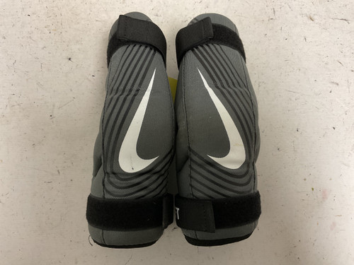 Vist Large View of Product Image Which is Used Nike VAPOR LT Lacrosse Arm Pads/Guards Black And Carolina Blue SM