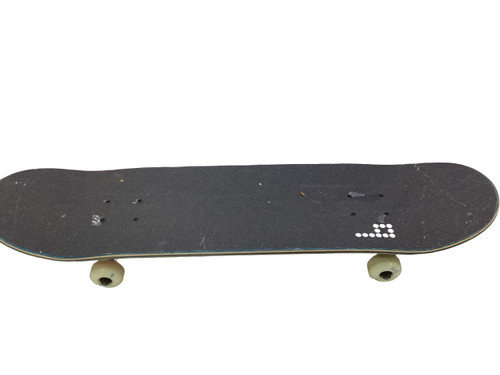 Vist Large View of Product Image Which is Used BRAILLE SKATEBOARD Complete Skateboard Black 8"