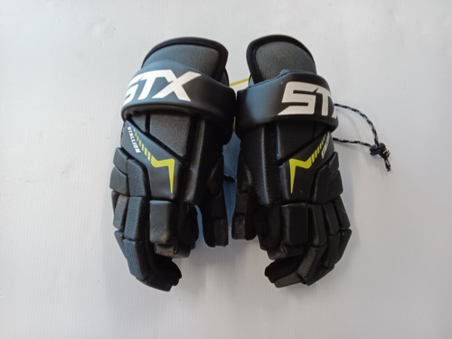 Vist Large View of Product Image Which is Used STX STALLION 200 Lacrosse Gloves Mens Black SM