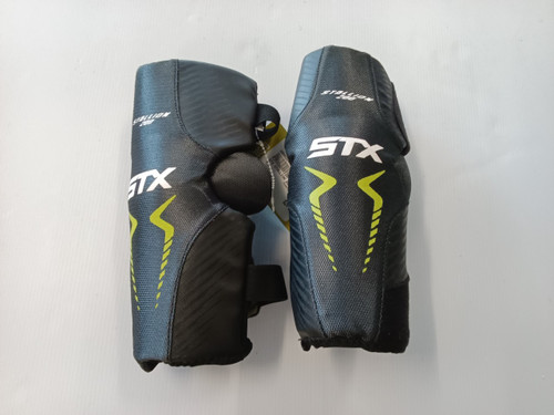 Vist Large View of Product Image Which is Used STX STALLION 200 Lacrosse Arm Pads/Guards Black SM