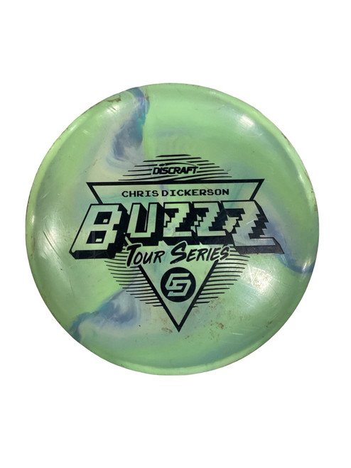 Vist Large View of Product Image Which is Used Discraft 2022 TOUR SERIES BUZZZ Disc Golf Mid Range Green