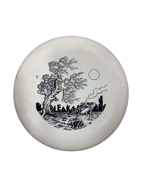 Vist Large View of Product Image Which is Used DOOMSDAY BLEAK Disc Golf Putter White