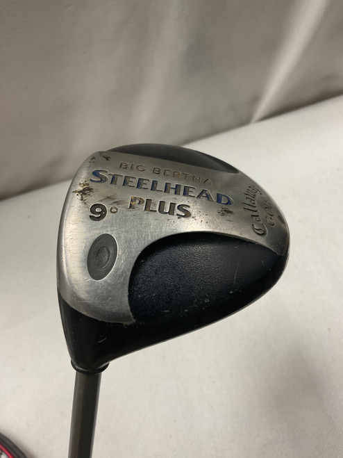 Vist Large View of Product Image Which is Used Callaway BIG BERTHA STEELHEAD PLUS Mens Driver LH 9.0 Degree