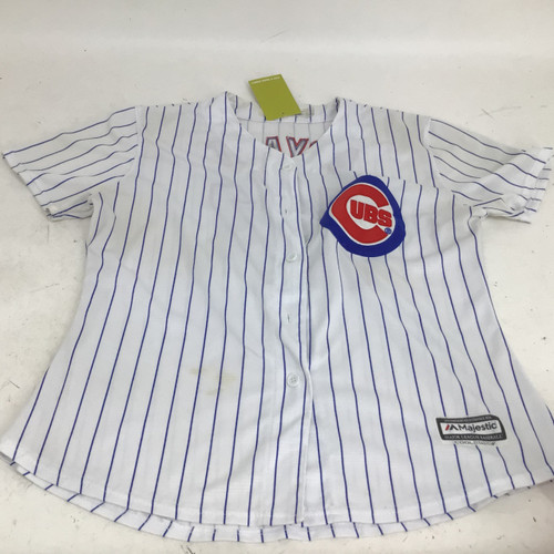 Vist Large View of Product Image Which is Used Majestic CUBS 17 BRYANT YTH XL BB JERSEY BB/SB Jersey White XL