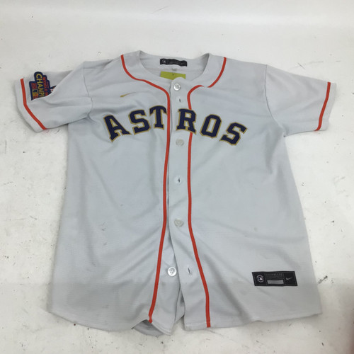 Vist Large View of Product Image Which is Used Nike ASTROS BREGMAN 2 YTH LG BB JERSEY BB/SB Jersey White LG