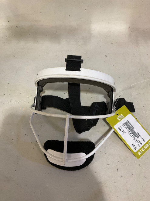 Vist Large View of Product Image Which is Used RIP-IT RIP IT FACE MASK BB/SB Fielders Mask White M/L