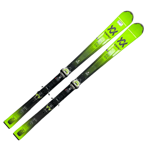 Vist Large View of Product Image Which is Used Volkl DEACON Mens Down Hill Ski/Binding Green 170 cm