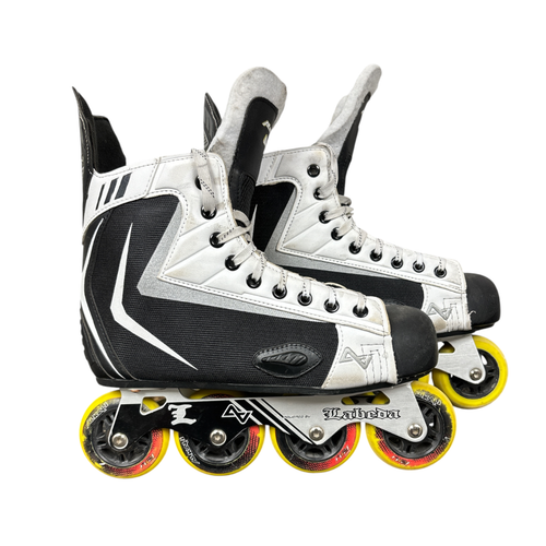 Vist Large View of Product Image Which is Used Alkali RPD Black Senior Roller Quad Skates Senior 10