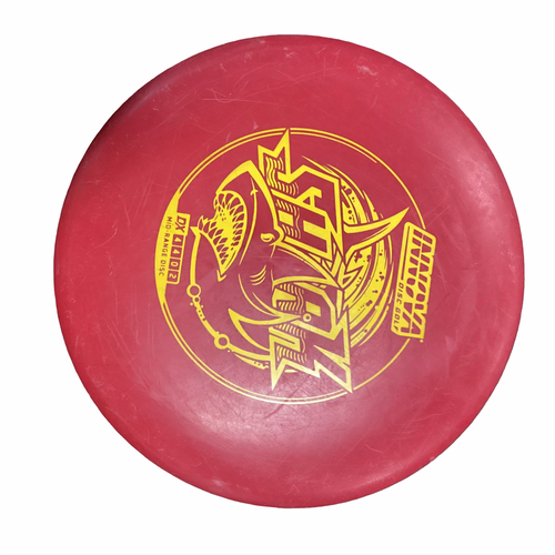 Vist Large View of Product Image Which is Used Innova SHARK DX Disc Golf Mid Range Red