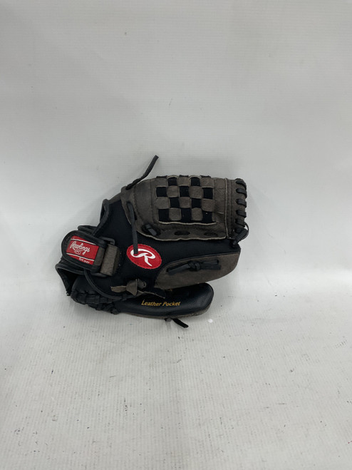 Vist Large View of Product Image Which is Used Rawlings PM11MB BB/SB Glove RH Throw Black 11"