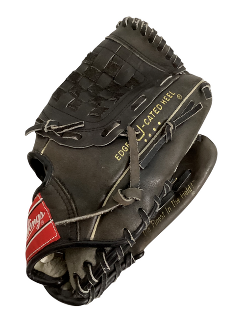 Vist Large View of Product Image Which is Used Rawlings RBG 90B Baseball/Softball Glove Right Hand Throw Black 11 3/4"
