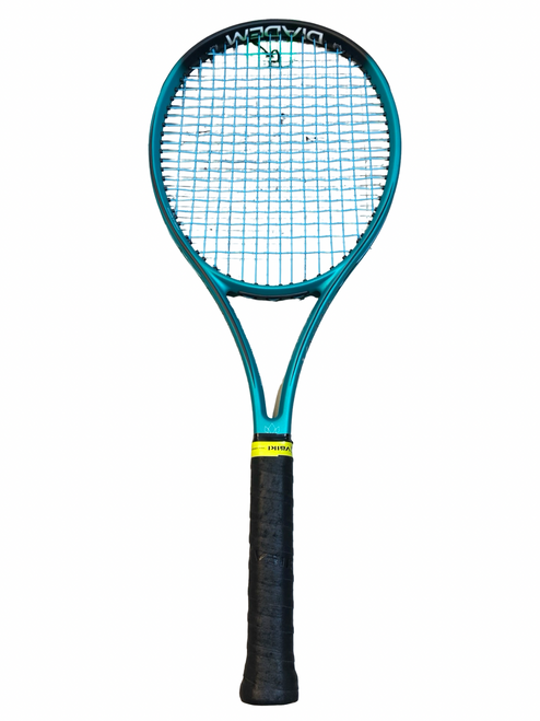 Vist Large View of Product Image Which is Used Diadem ELEVATE LITE V3 Adult Tennis Racquet Teal 4 1/4"
