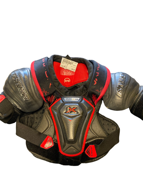 Vist Large View of Product Image Which is Used Bauer 1XLITE Junior Shoulder Pads SM