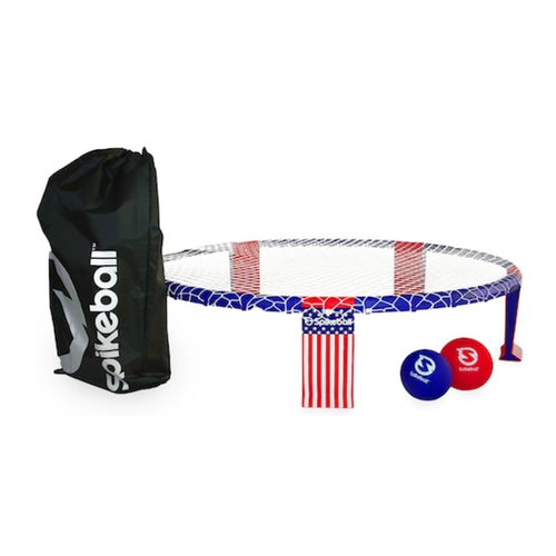 Vist Large View of Product Image Which is New Spikeball Stars & Stripes Weekender Spikeball Game Set