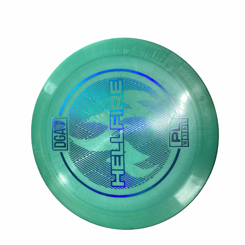 Vist Large View of Product Image Which is Used DGA HELLFIRE Disc Golf Driver Teal