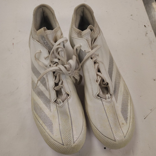 Vist Large View of Product Image Which is Used Adidas ADIZERO Soccer Cleats White Senior 12