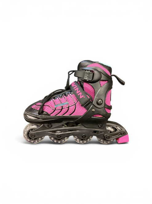 Vist Large View of Product Image Which is Used Schwinn DUAL INLINE/QUAD WITH PADS 1-4 Junior Rec Fitness Skates Pink Junior 04