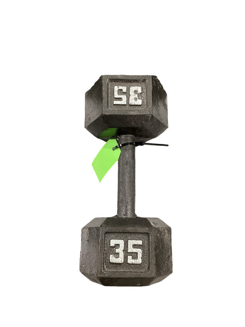 Vist Large View of Product Image Which is Used Hex Dumbbell (Each) 35 lb