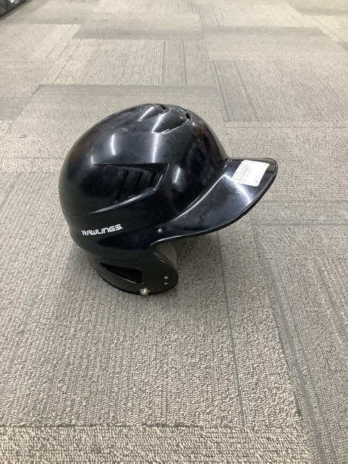 Vist Large View of Product Image Which is Used Rawlings BLACK Batting Helmet No Mask Black S/M