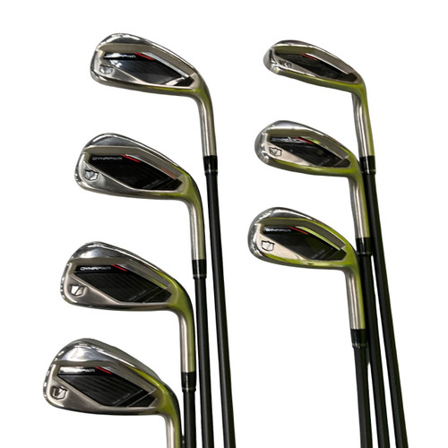 Vist Large View of Product Image Which is Used Wilson DYNAPWR Mens Iron Set RH 5I-GW/AW