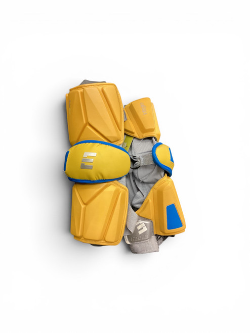 Vist Large View of Product Image Which is Used Epoch ATTACK/MIDDIE PADS Lacrosse Arm Pads/Guards Yellow LG