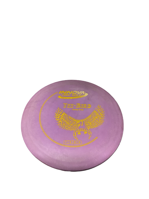 Vist Large View of Product Image Which is Used Innova TEE BIRD Disc Golf Driver Purple