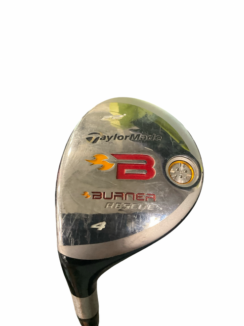 Vist Large View of Product Image Which is Used Taylormade BURNER RESCUE Mens Hybrid Club LH 4 Hybrid