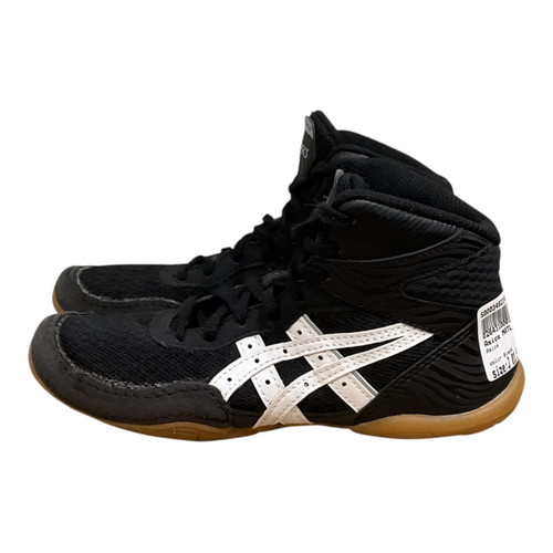 Vist Large View of Product Image Which is Used Asics MATLFEX Wrestling Shoes Black Junior 01.5