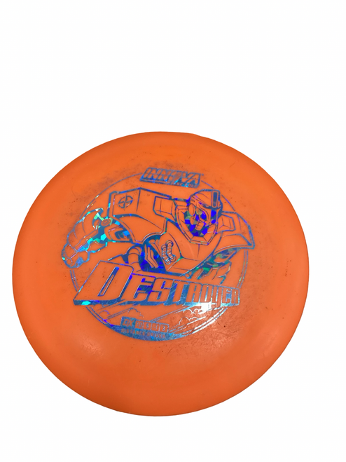 Vist Large View of Product Image Which is Used Innova DESTROYER Disc Golf Driver Orange